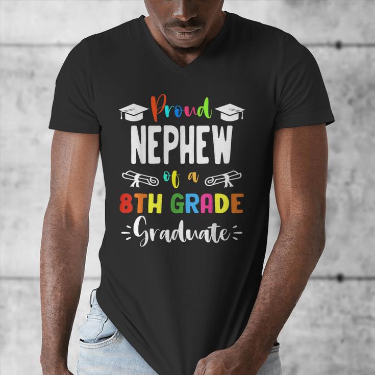 Proud NEPHEW Of A 8th Grade Graduate Graduation 2024 Class Men's V-Neck T-Shirt