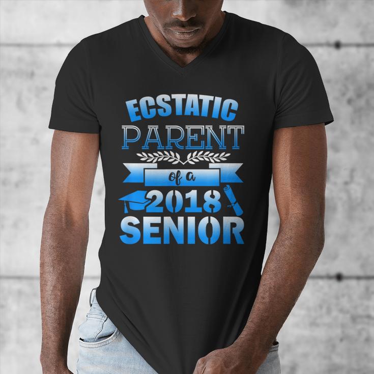 Proud Parent Of a 2018 Senior Graduation Men's V-Neck T-Shirt