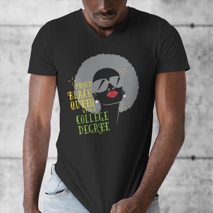Proud Queen College Graduation Men's V-Neck T-Shirt