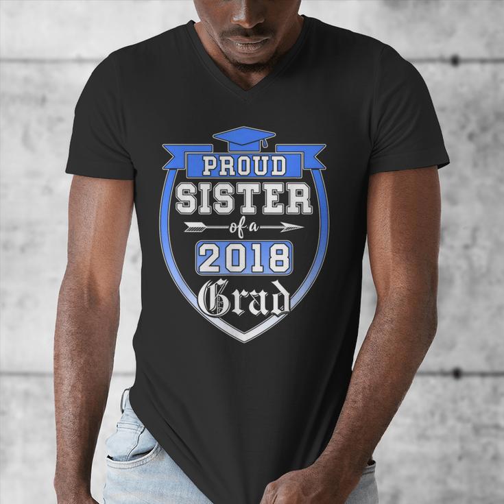 Proud Sister Of a 2018 Grad Graduation Family Men's V-Neck T-Shirt