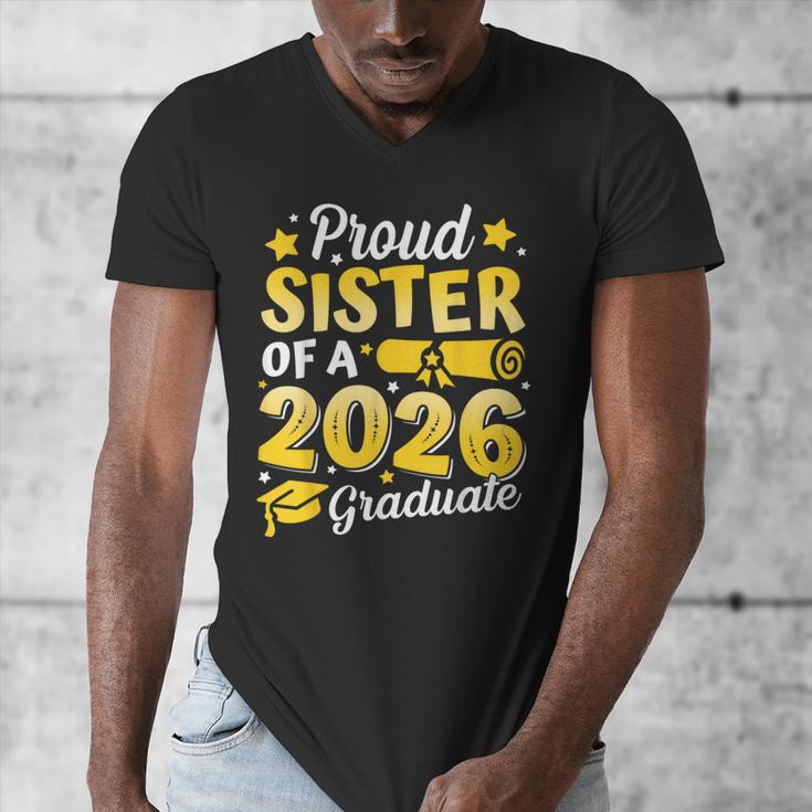 Proud Sister Of A 2026 Graduate Senior Class Graduation Men's V-Neck T-Shirt