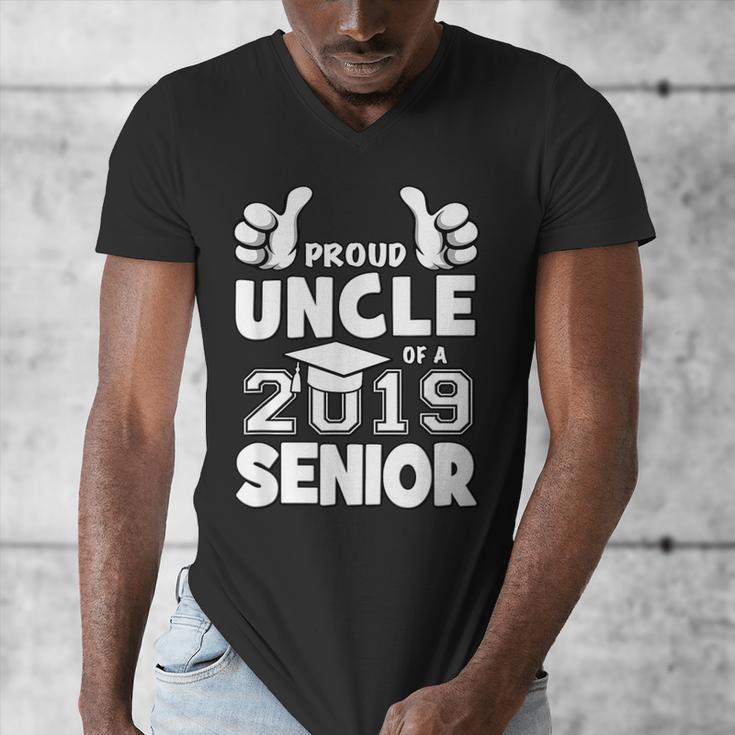 Proud Uncle Of A 2019 Senior School Graduation Shirt Men's V-Neck T-Shirt