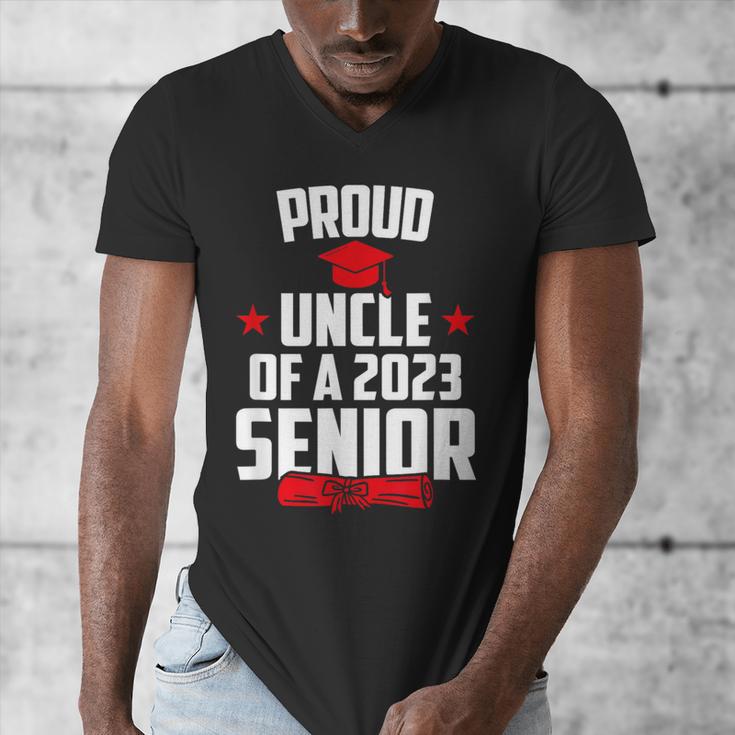 Proud Uncle Of A 2023 Senior Class Of 2023 Graduation Men's V-Neck T-Shirt
