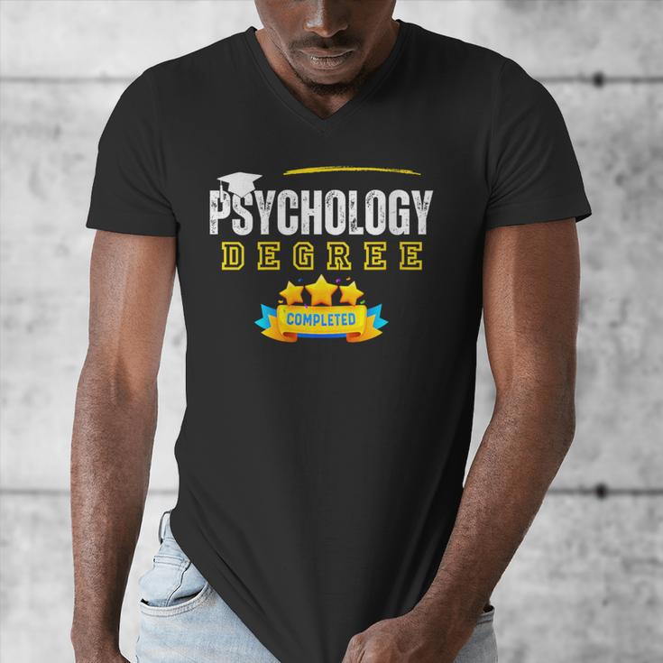 Psychology Degree Graduation Senior Celebration Grad Party Men's V-Neck T-Shirt