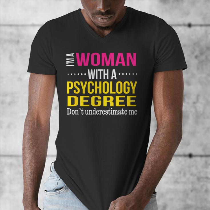Psychology Degree Major Graduation 2024 Psychologist PsyD Men's V-Neck T-Shirt