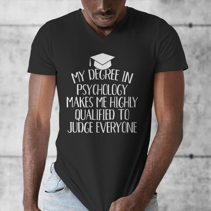 Psychology Major Graduation Men's V-Neck T-Shirt