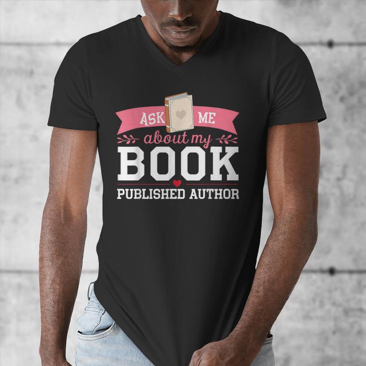 Published Author Ask Me About My Book Men's V-Neck T-Shirt
