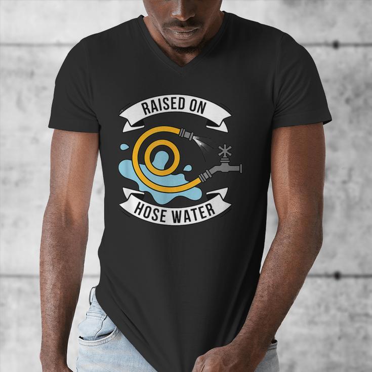 Raised On Hose Water Nostalgia Saying Men's V-Neck T-Shirt