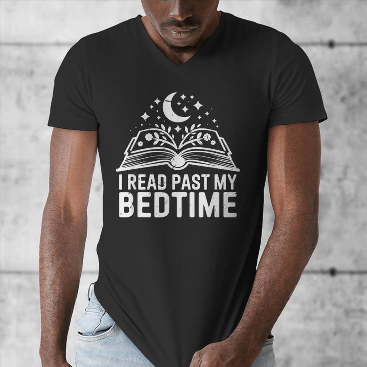 I Read Past My Bedtime Book Lover For Women Men Kids Men's V-Neck T-Shirt I Read Past My Bedtime Book Lover For Women Men Kids Men's V-Neck T-Shirt