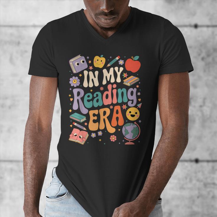 In My Reading Era Books Lovers Men Women Kids Men's V-Neck T-Shirt In My Reading Era Books Lovers Men Women Kids Men's V-Neck T-Shirt