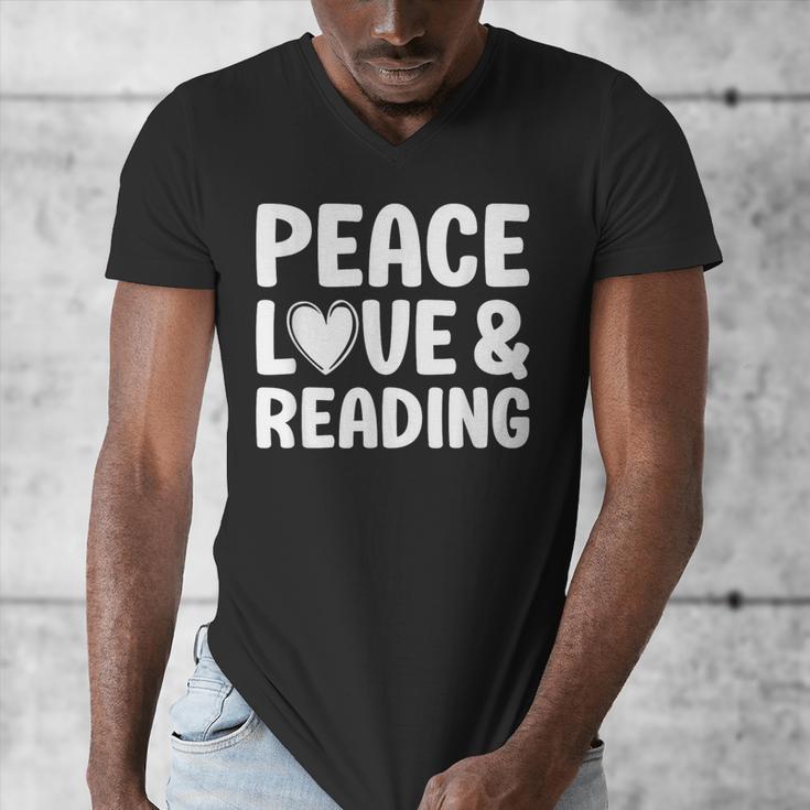 Reading I Love Books And Reading Men's V-Neck T-Shirt