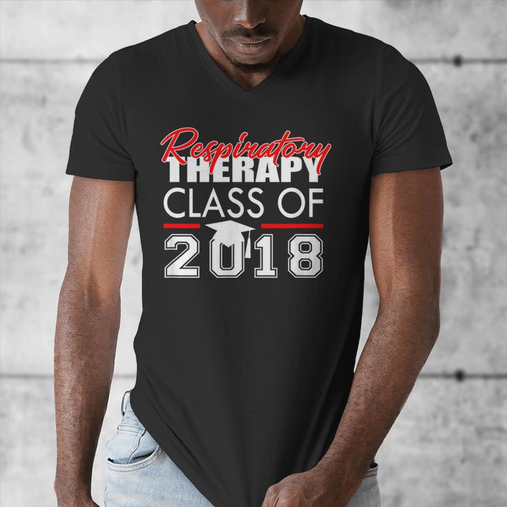 Respiratory Therapy Class Of 2018 Graduation Shirt Women Men Men's V-Neck T-Shirt