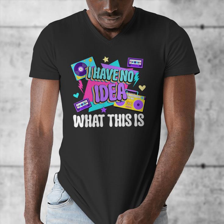 Retro 80s Style 90s Pop Fashion Nostalgia Eighties Music Men's V-Neck T-Shirt Retro 80s Style 90s Pop Fashion Nostalgia Eighties Music Men's V-Neck T-Shirt