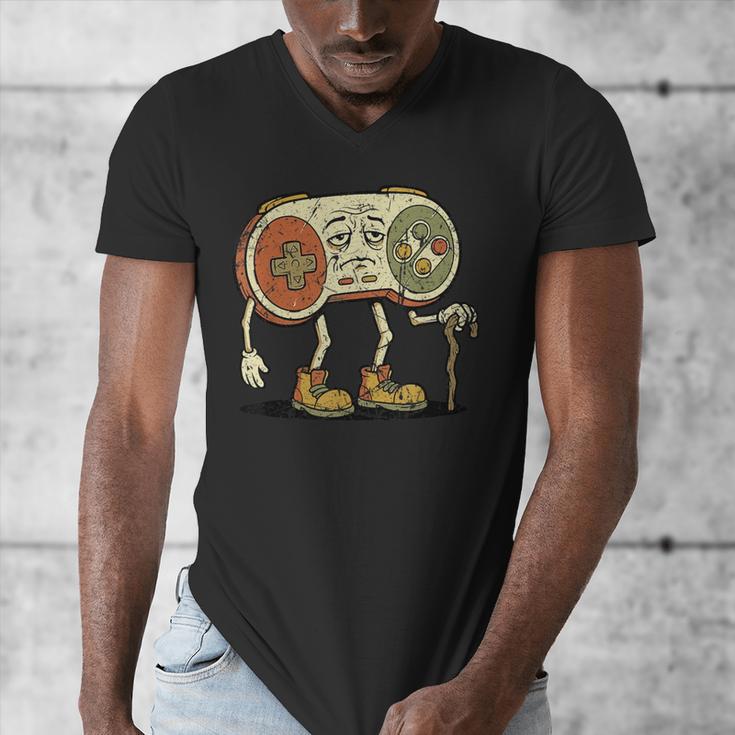 Retro Gamer 80s 90s Gaming Nostalgia Video Game Men Men's V-Neck T-Shirt Retro Gamer 80s 90s Gaming Nostalgia Video Game Men Men's V-Neck T-Shirt