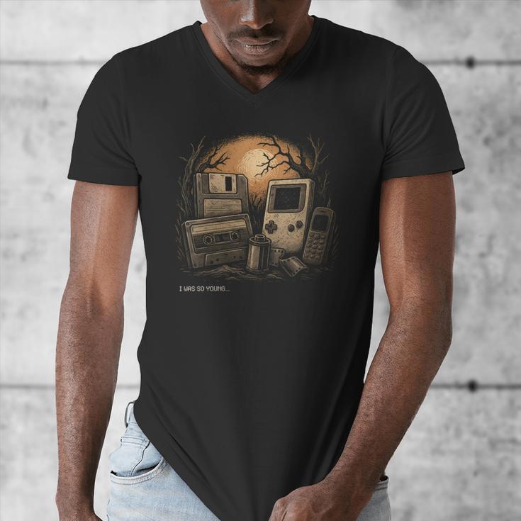 Retro Nostalgia – I Was So Young Tee Men's V-Neck T-Shirt Retro Nostalgia – I Was So Young Tee Men's V-Neck T-Shirt