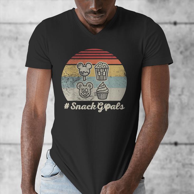 Retro Snack Goals Icon Nostalgia Men's V-Neck T-Shirt