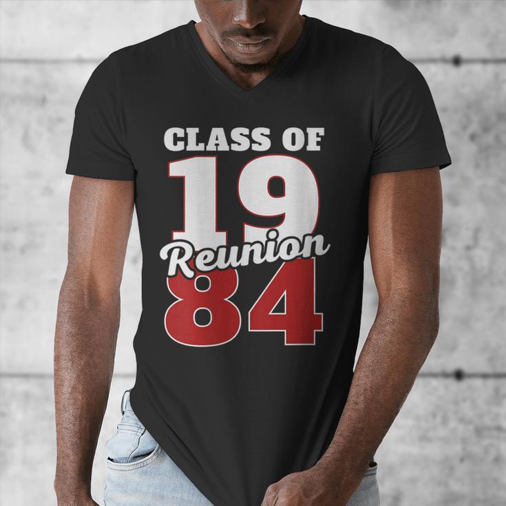 Reunion 1984 Class Of 1984 Reunion 84 Graduation 1984 Men's V-Neck T-Shirt