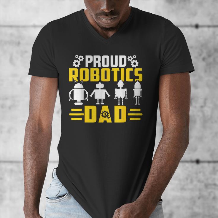 Robotics Father Robotics Dad Men's V-Neck T-Shirt