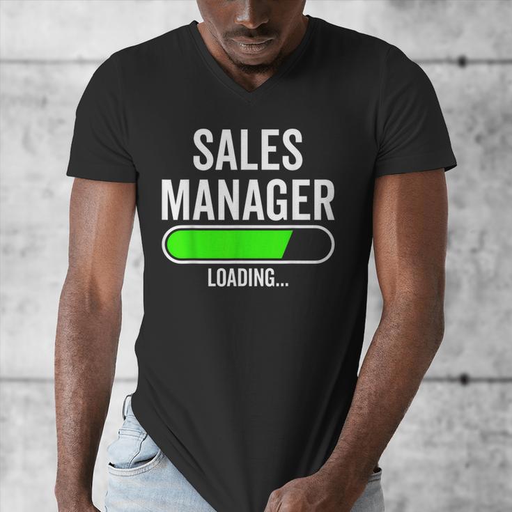 Sales Manager Loading Graduation Graduate New Job Men's V-Neck T-Shirt