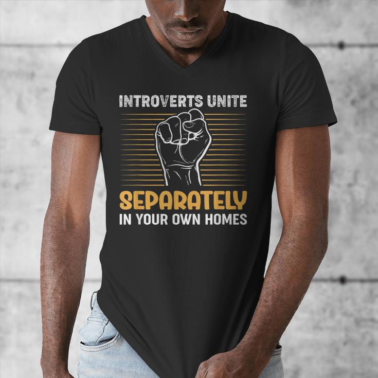 Sarcastic Anti Social Introvert Social Interaction Men's V-Neck T-Shirt