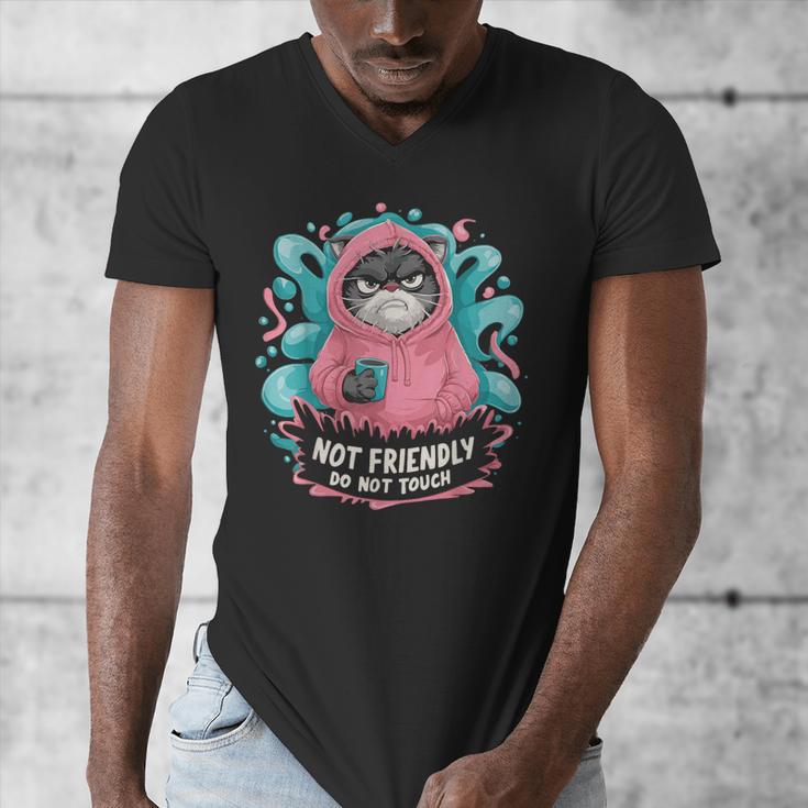 Sarcastic Loner Introvert Clothing Not Friendly Do Not Touch Small Men's V-Neck T-Shirt Sarcastic Loner Introvert Clothing Not Friendly Do Not Touch Small Men's V-Neck T-Shirt