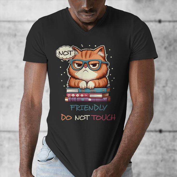 Sarcastic Loner Introvert Not a Friendly Do Not Touchs Men's V-Neck T-Shirt Sarcastic Loner Introvert Not a Friendly Do Not Touchs Men's V-Neck T-Shirt
