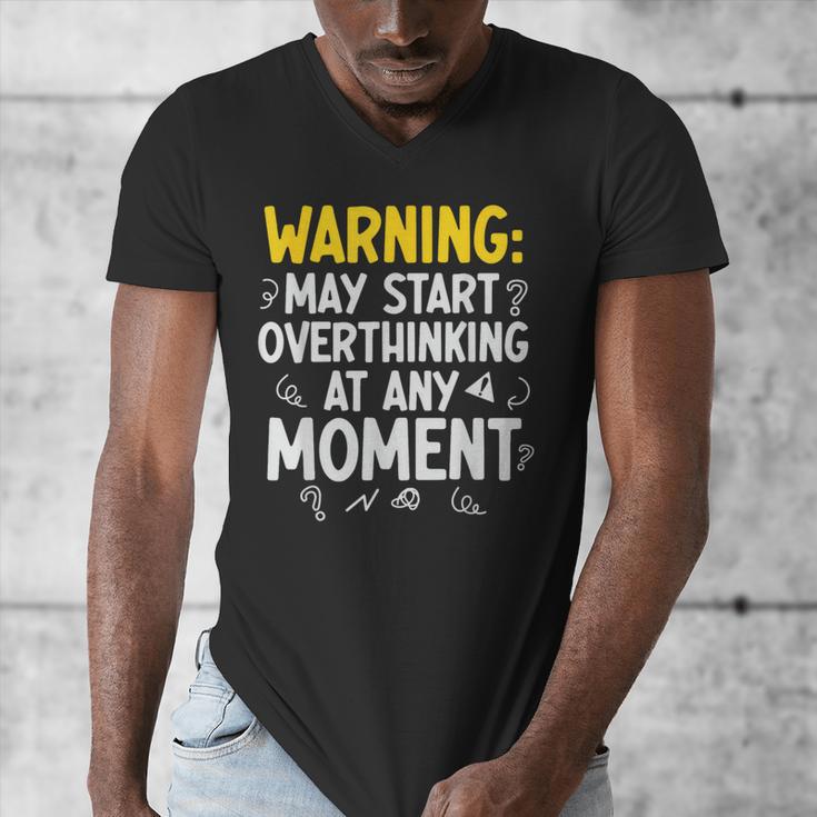 Sarcastic Saying For Overthinkers Introverts Men's V-Neck T-Shirt