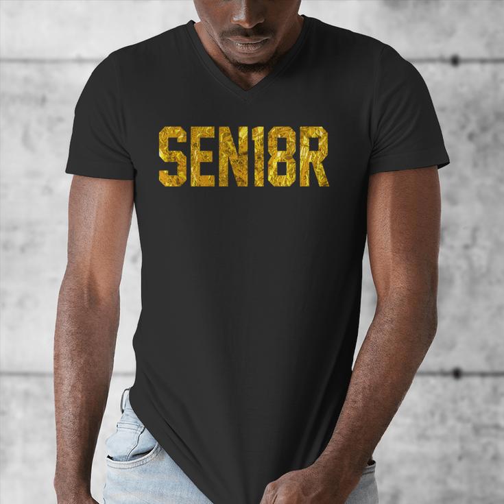 SEN18R Senior 2018 High School Graduation Party T-Shirt Men's V-Neck T-Shirt