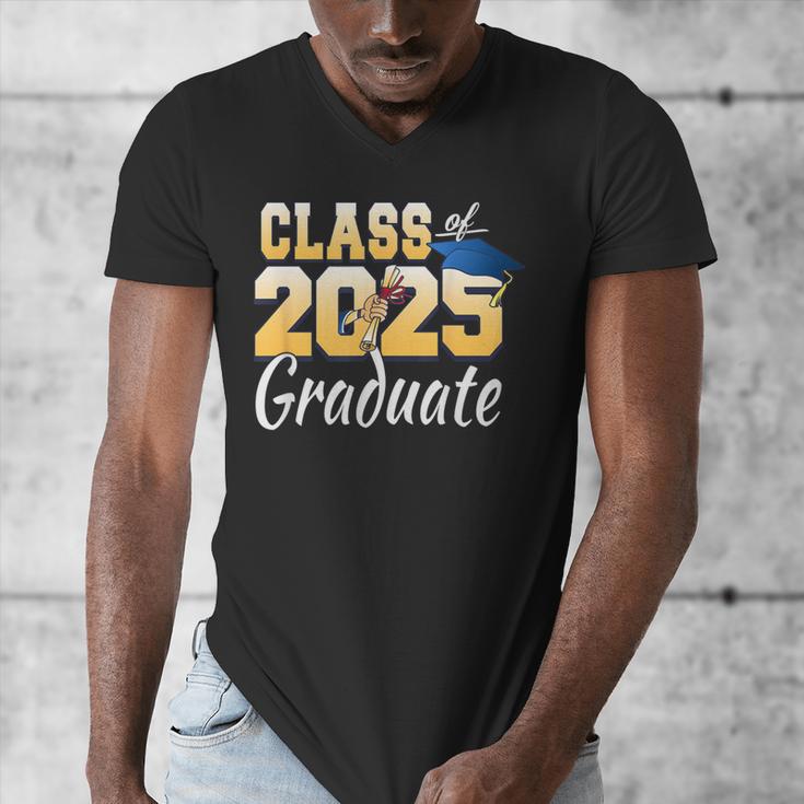 Senior 2025 Class Of 2025 Senior Graduate 2025 Graduation Men's V-Neck T-Shirt