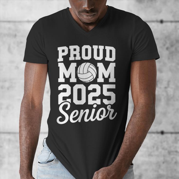 Senior 2025 Volleyball Mom High School Graduation Outfit Fun Men's V-Neck T-Shirt