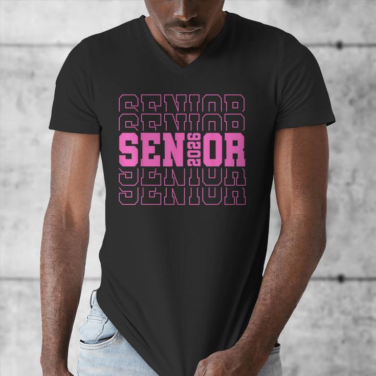 Senior 2026 Class Of 2026 Boys Girls Matching Graduation Men's V-Neck T-Shirt