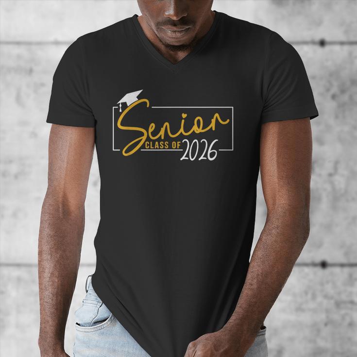 Senior 2026 Class Of 2026 Seniors Graduation School Senior Men's V-Neck T-Shirt
