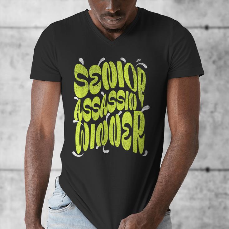 Senior Assassin Winner School Graduation Water Game Men's V-Neck T-Shirt