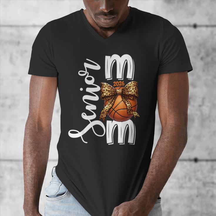 Senior Basketball Mom Class Of 2026 Player Graduation Grad Men's V-Neck T-Shirt
