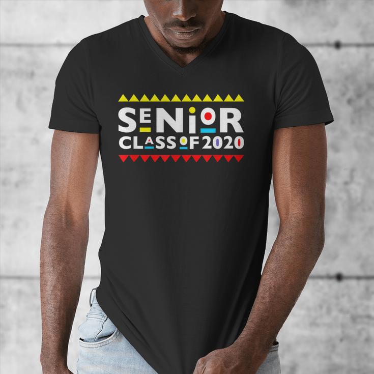 Senior Class Of 2020 90s TV Graduation For Grad Men's V-Neck T-Shirt