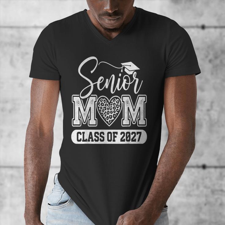 Senior Mom Class Of 2027 Senior Mama 2027 Graduation Men's V-Neck T-Shirt