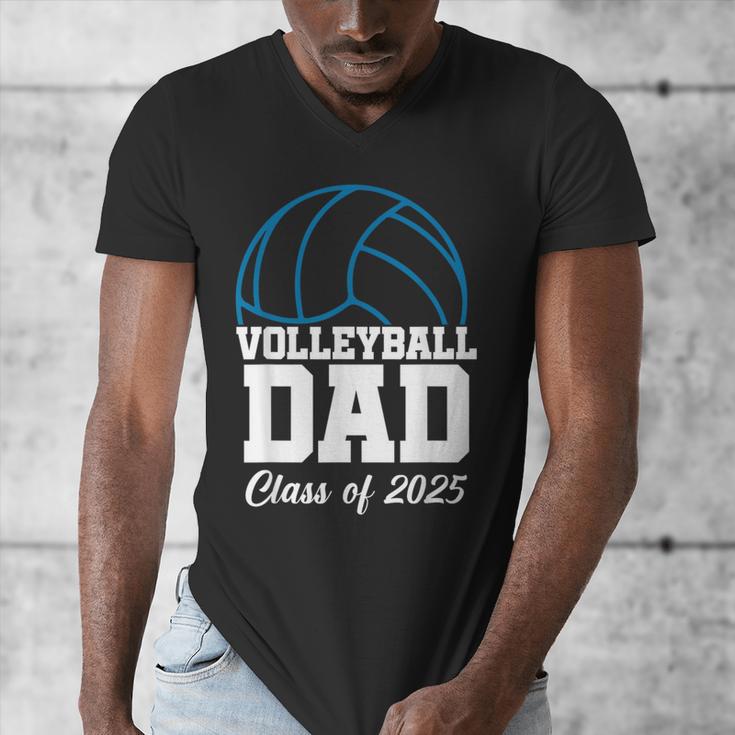 Senior Volleyball Dad Class Of 2025 Graduation Graduate Men's V-Neck T-Shirt