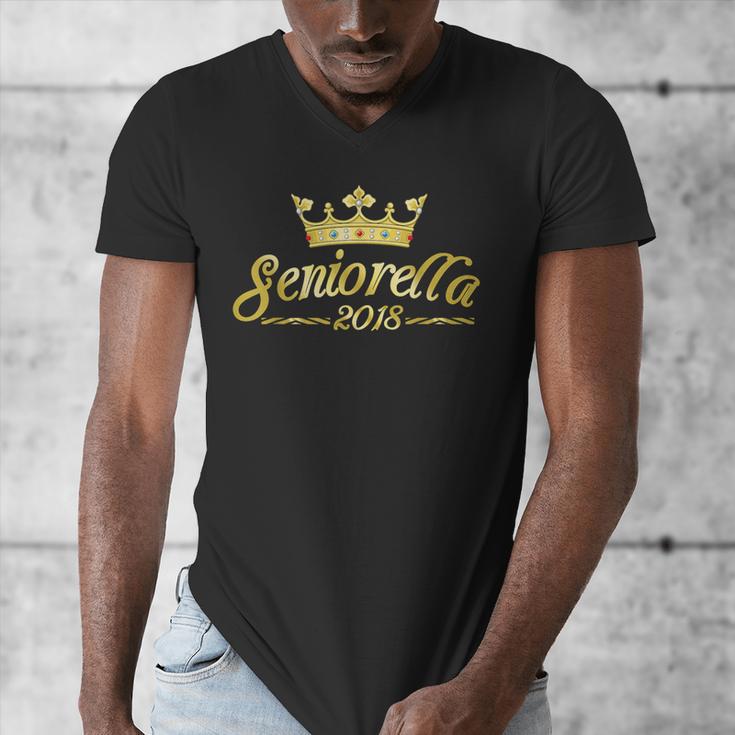 Seniorella 2018Shirt Senior Class Of 2018 Graduation Men's V-Neck T-Shirt