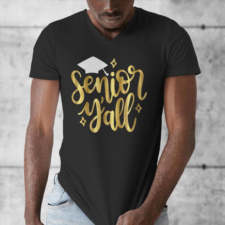 Seniors Y'All 2019 Graduation Tshirt High School College Men's V-Neck T-Shirt