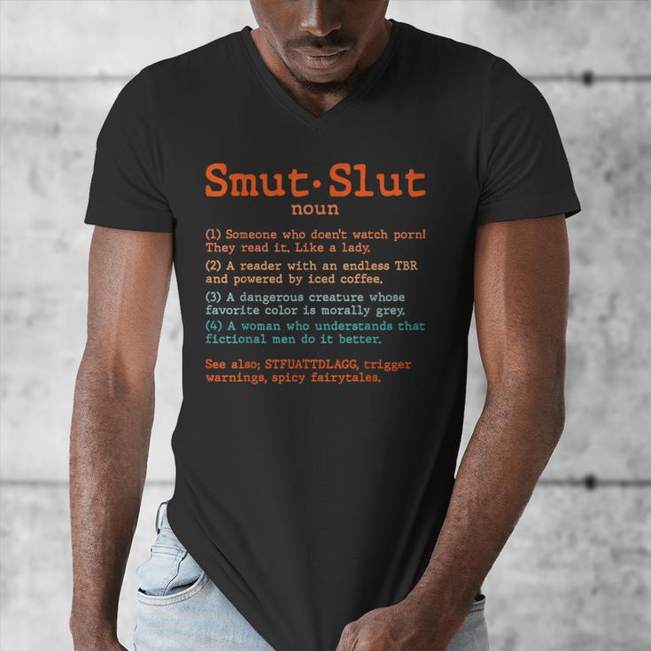 Smut Slut Sayings Definition Sarcastic Book Lover Men's V-Neck T-Shirt Smut Slut Sayings Definition Sarcastic Book Lover Men's V-Neck T-Shirt