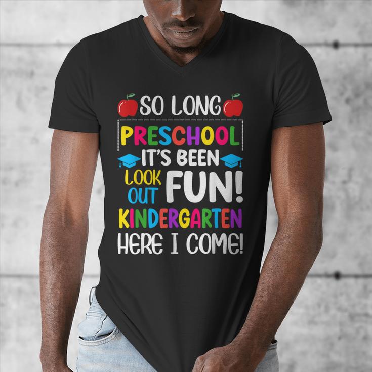 So Long Preschool Kindergarten Here I Come Graduation Men's V-Neck T-Shirt