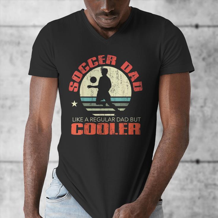 Soccer Dad Player Fan Best For Men Men's V-Neck T-Shirt