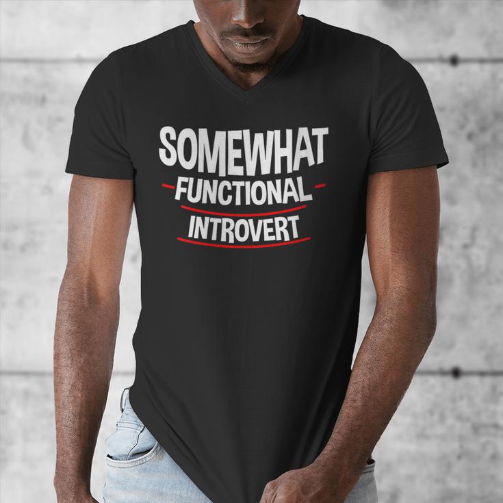 Somewhat Functional Introvert Men's V-Neck T-Shirt Somewhat Functional Introvert Men's V-Neck T-Shirt