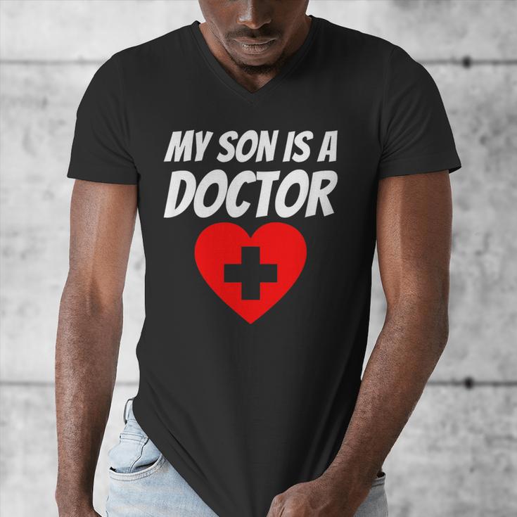 My Son Is A Doctor Shirt Proud Parents Graduation Men's V-Neck T-Shirt
