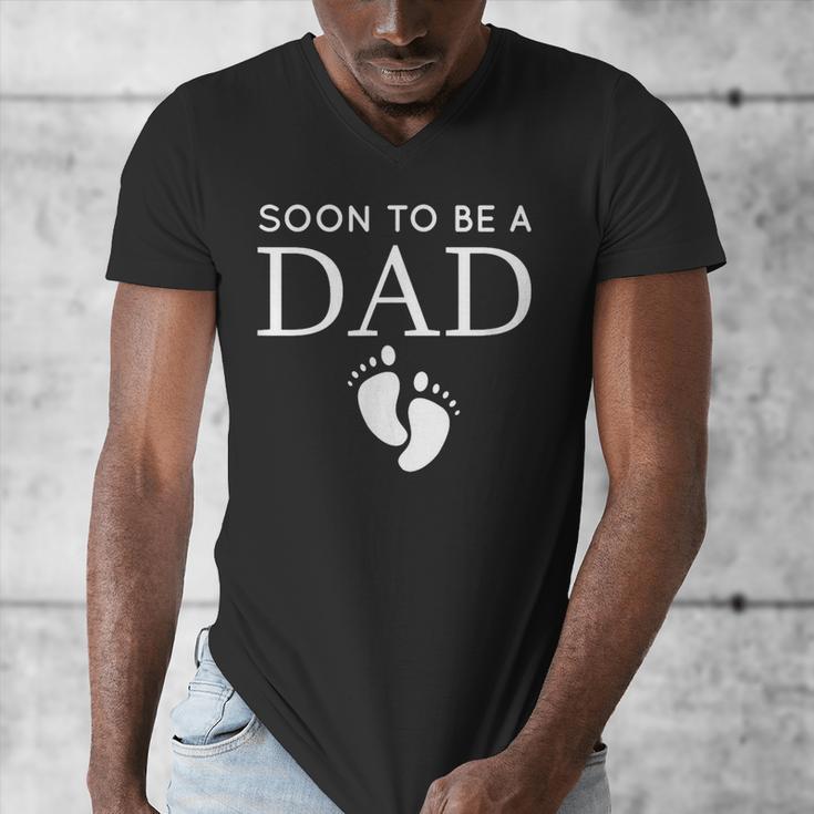 Soon To Be A Dad Unique Father For Would Be Daddy Men's V-Neck T-Shirt