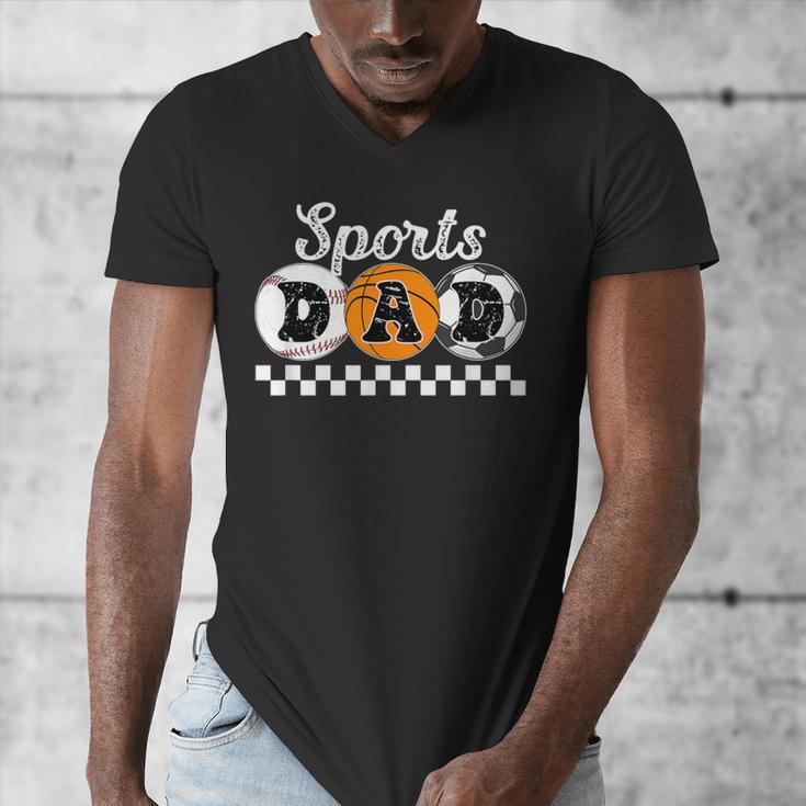 Sports Dad Proud Sports Father Sport Dad Men's V-Neck T-Shirt