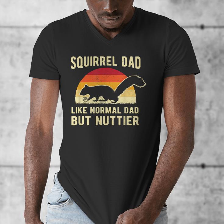 Squirrel Dad Pet Squirrel Owner Squirrel Lover Nuts Men's V-Neck T-Shirt