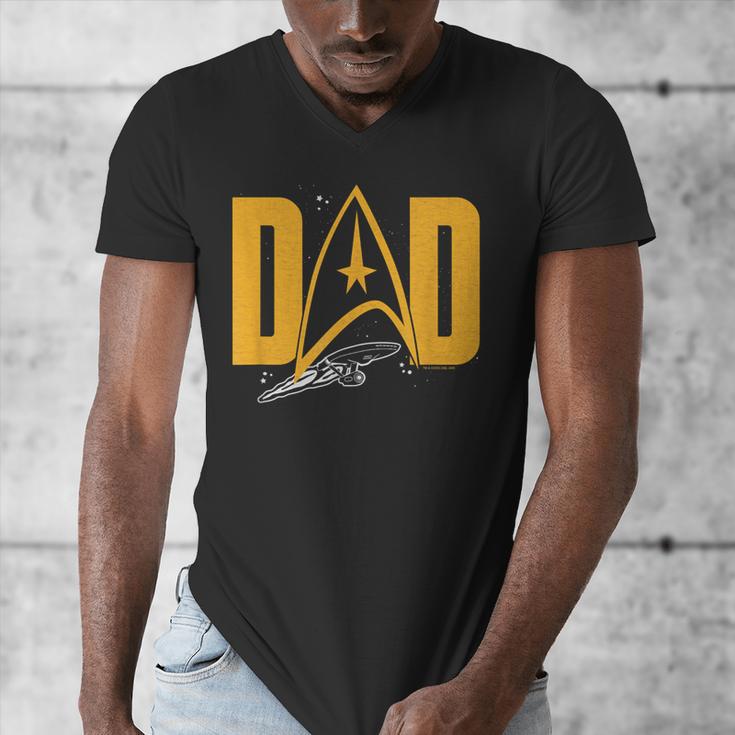 Star Trek Starfleet Dad Men's V-Neck T-Shirt