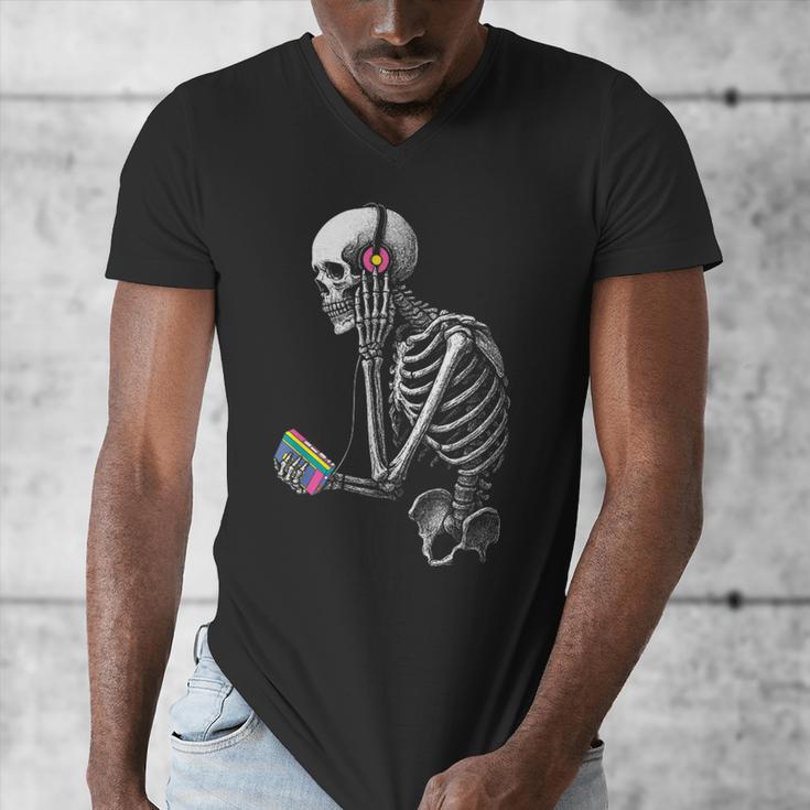 Stuck In The 80S Music Tee Walkman Cassette Nostalgia Men's V-Neck T-Shirt
