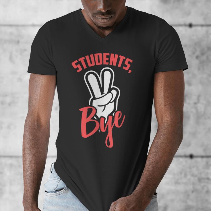 Students Bye Shirt Last Day Of School Graduation 2019 Men's V-Neck T-Shirt